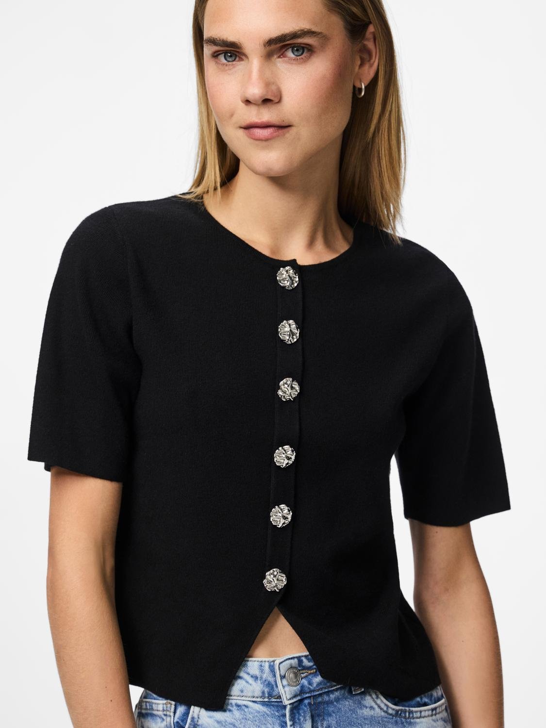 PCMARIE Knit Cardigan - Black - VERO MODA & VILA Bergvik